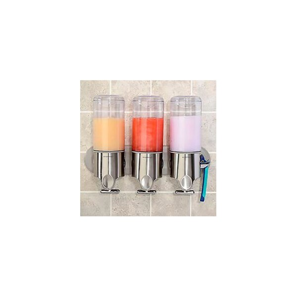 Simplehuman simplehuman Triple Wall Mount Soap Pumps BT1029 BT1029 Zoro